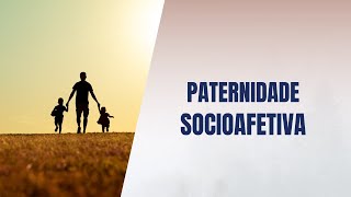 Paternidade socioafetiva [upl. by Janette]