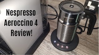 Nespresso Aeroccino 4 Milk Frother Review  Worth upgrading from the Aeroccino 3 [upl. by Barby]