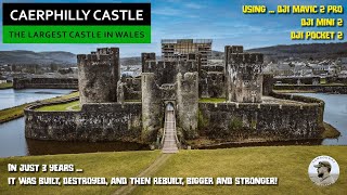 Caerphilly Castle  The Largest in Wales 2nd in Britain [upl. by Dnalel]