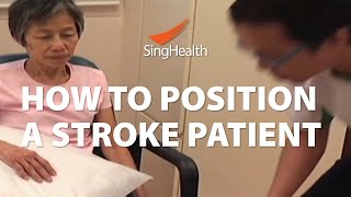 How To Position A Stroke Patient [upl. by Kilam537]