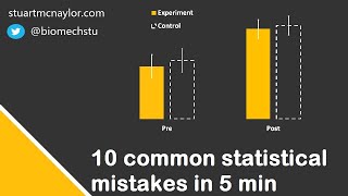 Ten Statistical Mistakes in 5 Min [upl. by Euqilegna]