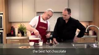 How to make a hot chocolate using an aerolatte milk frother [upl. by Cissie]